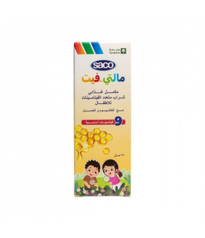 Saco Multi Vitamins Syrup for Kids 120 ml