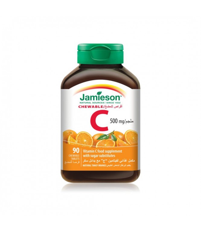 Jamieson Vitamin C 500mg Chewable Tablets 90 Tablets