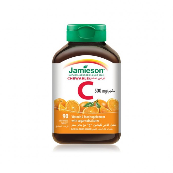 Jamieson Vitamin C 500mg Chewable Tablets 90 Tablets