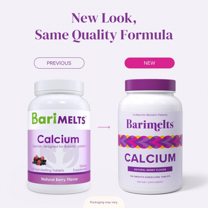 BariMelts Calcium Citrate with Vitamin D & Magnesium - Fast-Melting 120's 