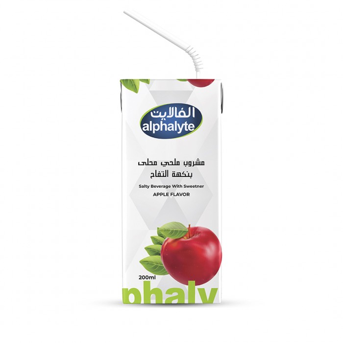 بيور ألفاليت مشروب ملحي محلى بنكهة التفاح - 200 مل
