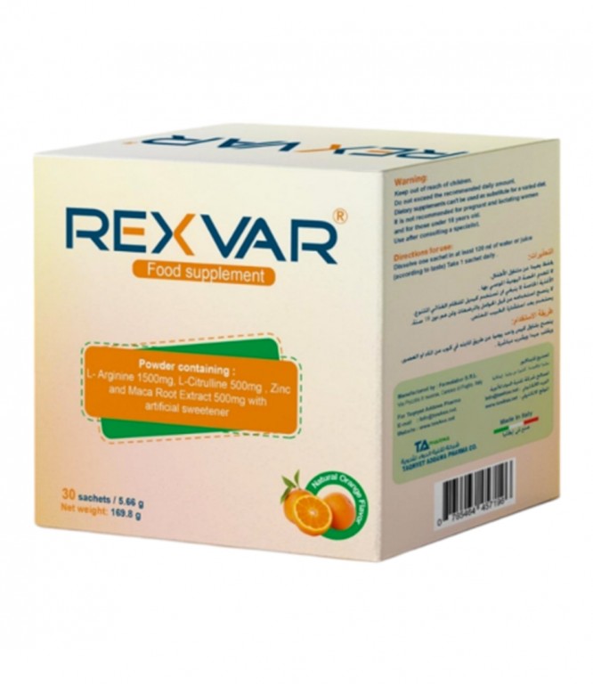 Rexvar Dietary Supplement for Performance  General Health 30 Sachets