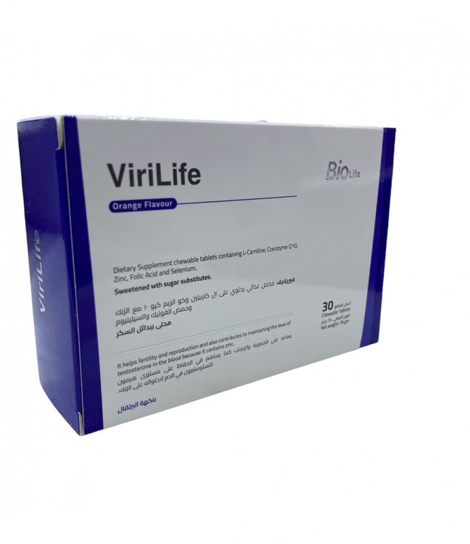 Biolife Virilife Male Fertility Support 30 Tablets