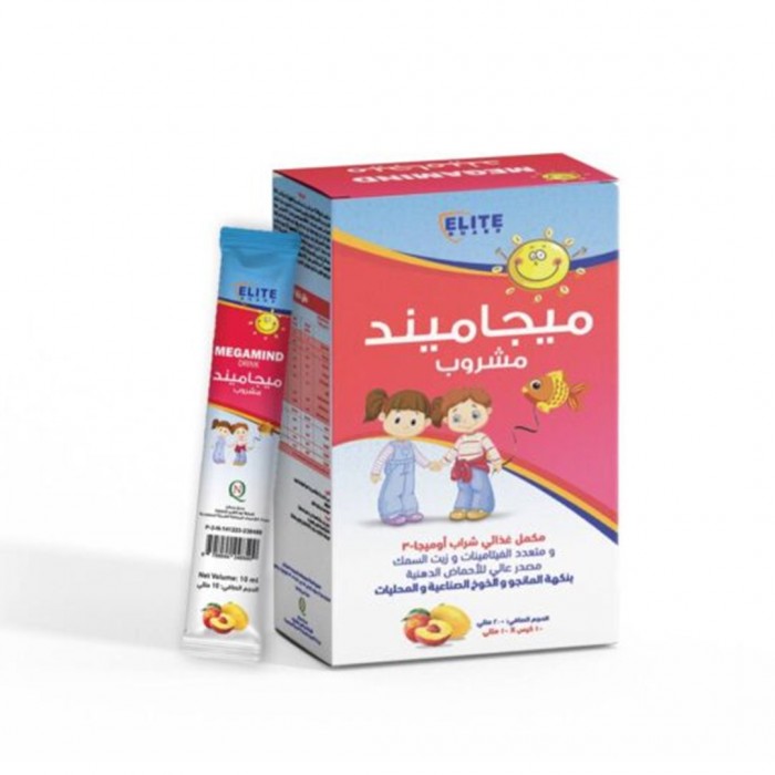 ميجاميند أوميجا 3 مكمل غذائي لصحة القلب والمخ 10 أكياس