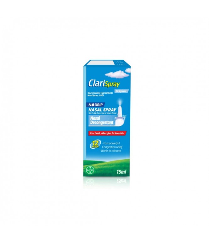 Clarispray Original Nasal Decongestant Spray 15ML
