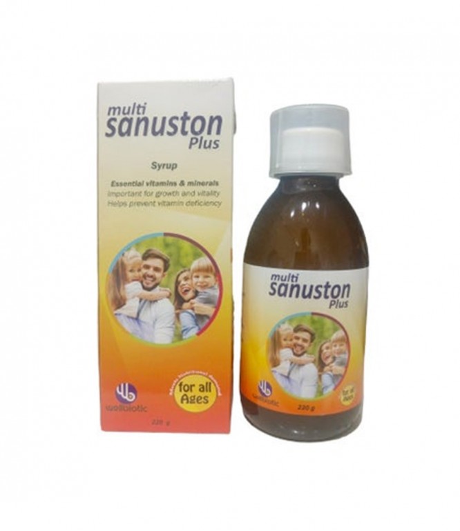 Multi Sanostol Plus Kids Vitamins Syrup 220 g