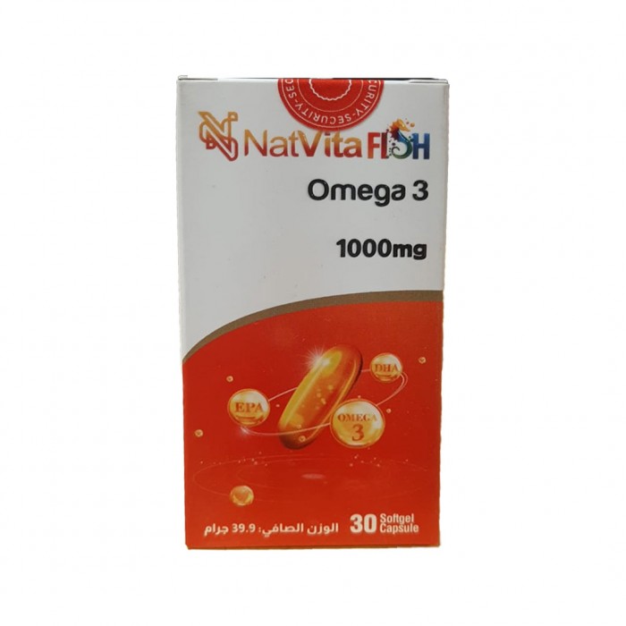 Natvita Omega 3 Fish Oil 30 Capsules