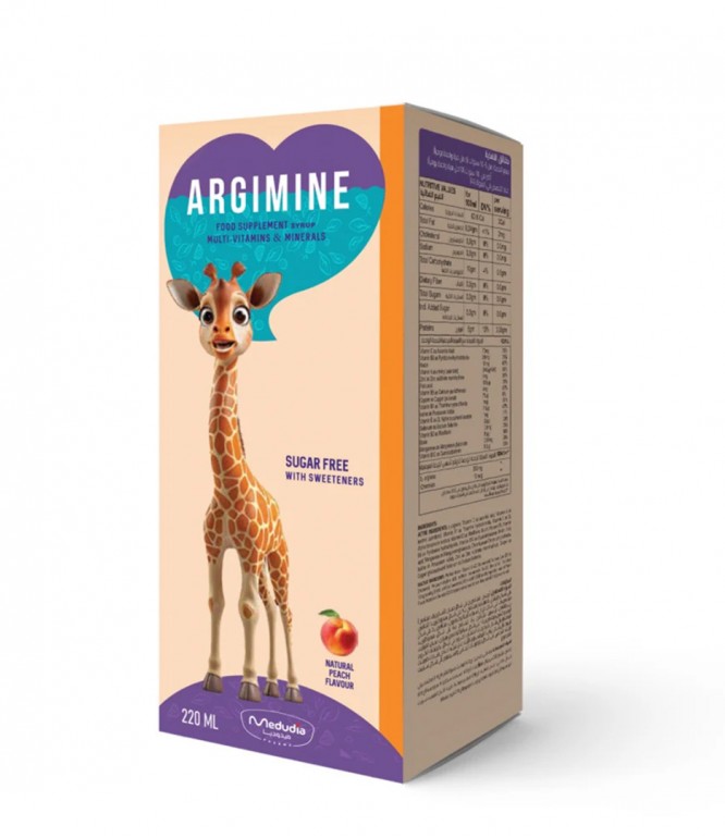 Argimine Peach Flavored Drink 220 ML