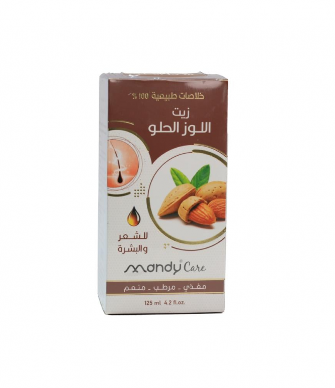 ماندي كير زيت اللوز الحلو للشعر والبشرة 125مل