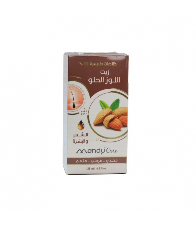 ماندي كير زيت اللوز الحلو للشعر والبشرة 125مل
