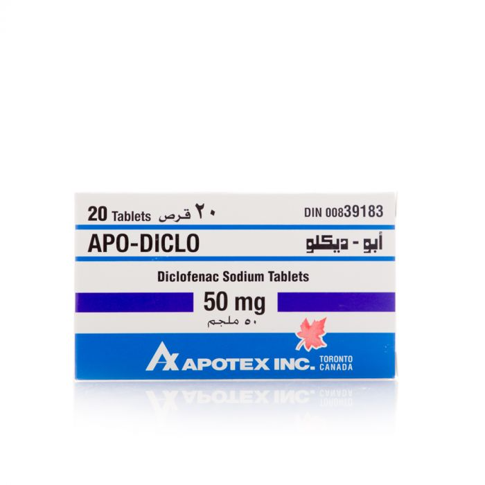 APO-DICLO 50MG TAB 20'S