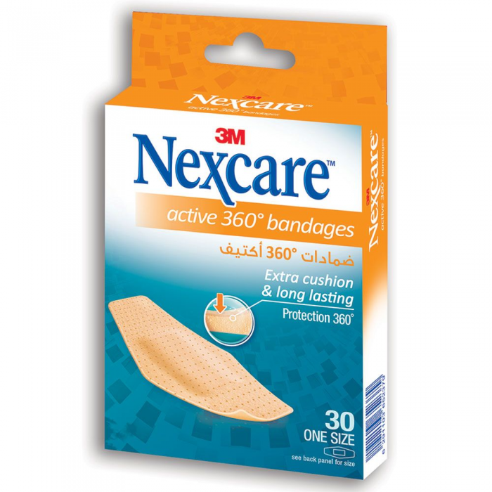 Nexcare Active 360 Bandage One Size 572 30Dp 30Pcs