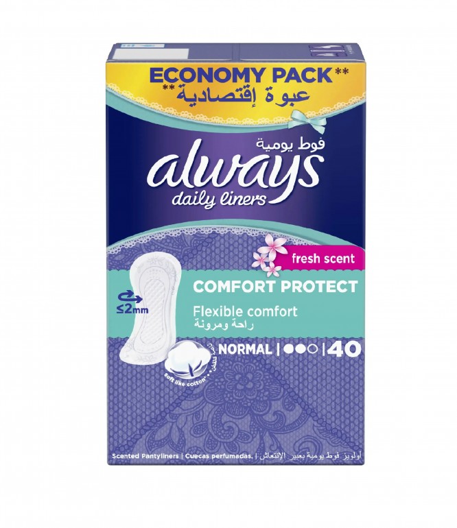 Always Liners Economy Normal Fresh 40Pieces