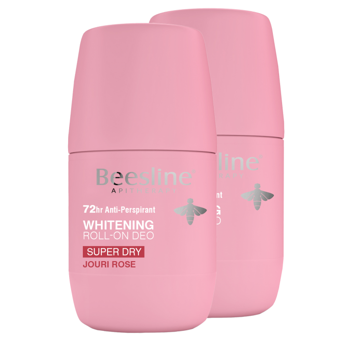 beesline whitening roll on jouri rose super dry 50ML 1+1 Free