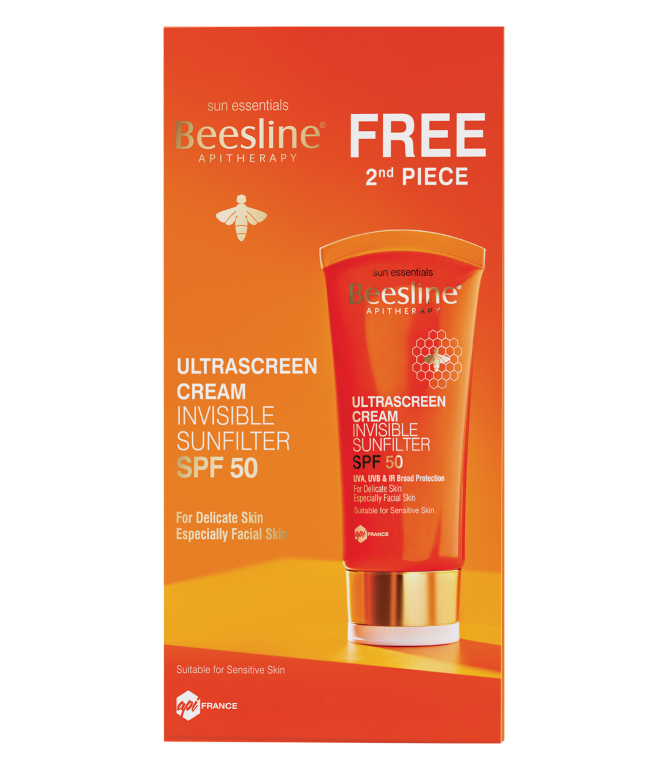 Beesline Sun Cream Invisible Sun Filter Spf 50 60 ML 1+1 Free
