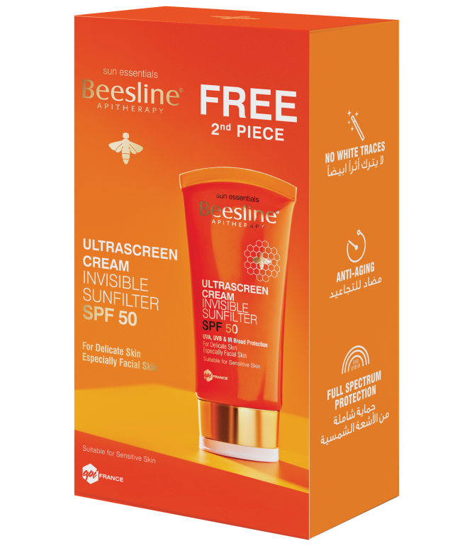 Beesline Sun Cream Invisible Sun Filter Spf 50 60 ML 1+1 Free