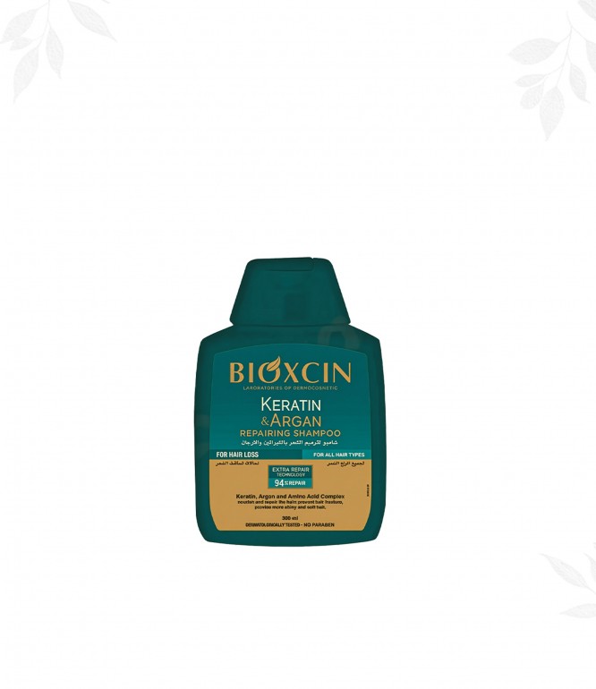 Bioxcin Keratin and Argan Repair Shampoo For Damaged Hair 300 ML