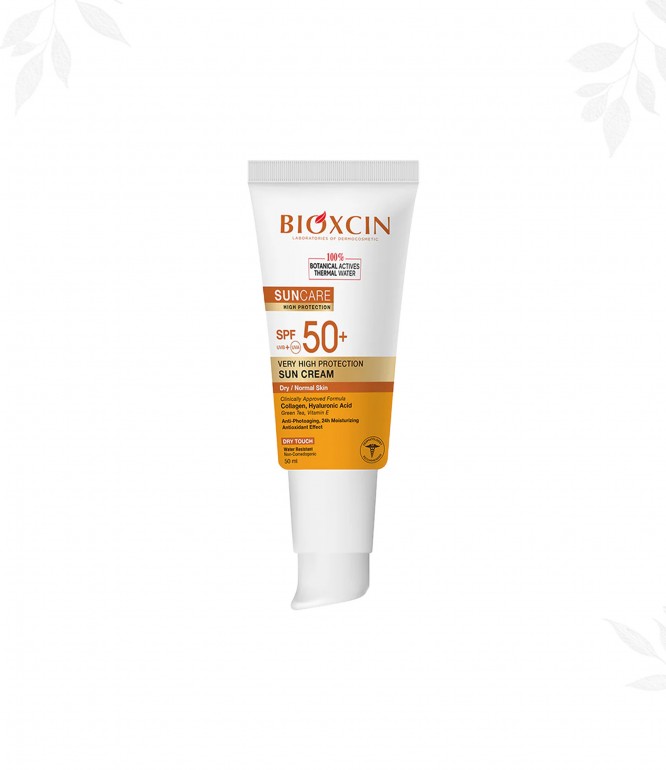 بيوكسين كريم واقي شمس معامل الحماية SPF 50+ للبشرة الجافة والعادية 50 مل - غير ملون 