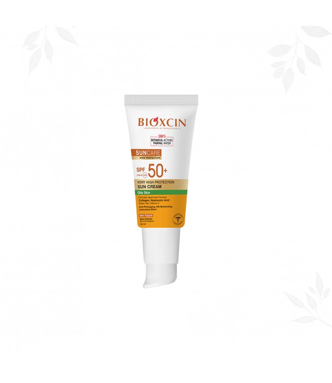 بيوكسين كريم واقي شمس معامل الحماية SPF 50+ للبشرة الدهنيه 50 مل - غير ملون