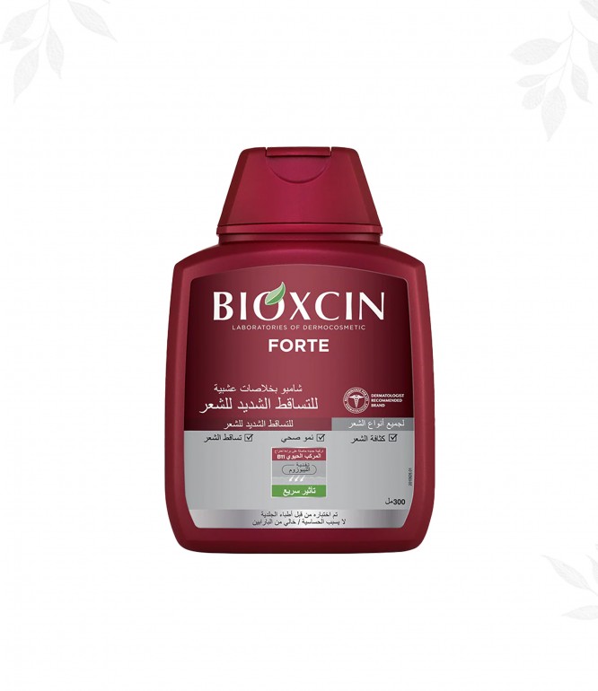 Bioxcin Forte Herbal Shampoo for Intensive Hair Fall 300 ml