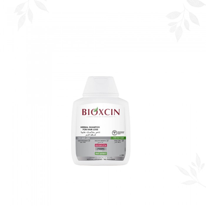 Bioxcin Herbal Shampoo for Hair Loss for Oily Hair 300 ml