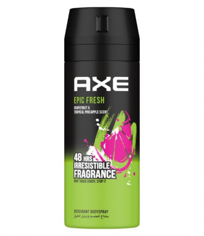 Axe Epic Fresh Grapefruit & Tropical Pineapple Scent Deodorant Spray - 150Ml