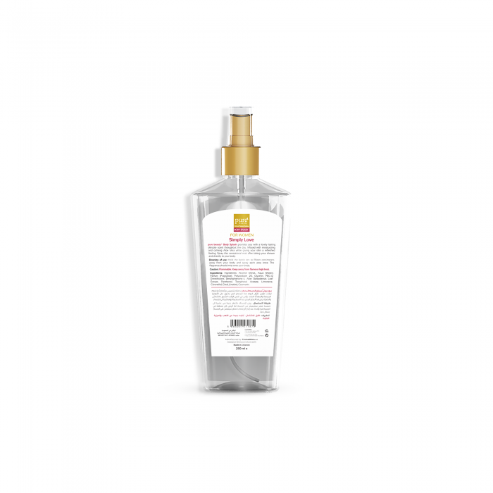 Pure Beauty Body Splash Simply Love 250 ml