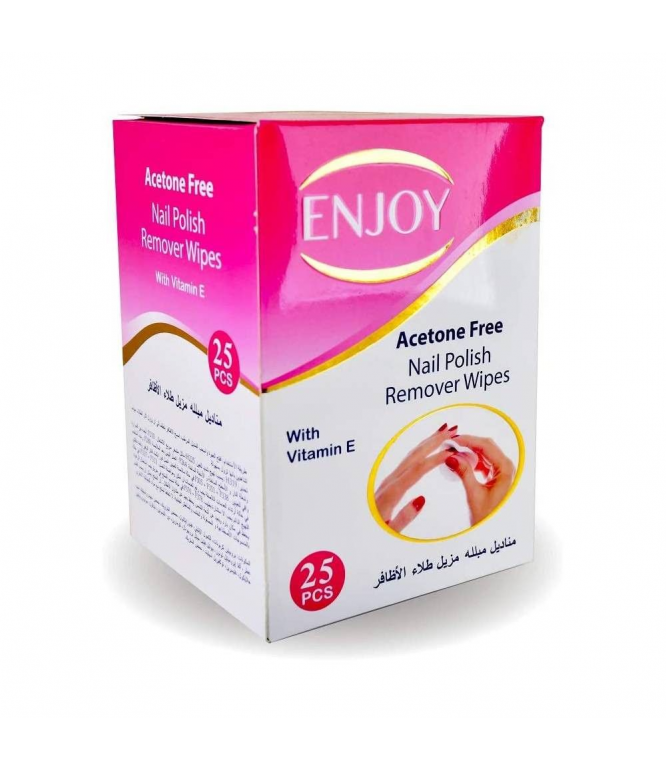 Enjoy Nail Polish Remover Wipes 25 Pieces
