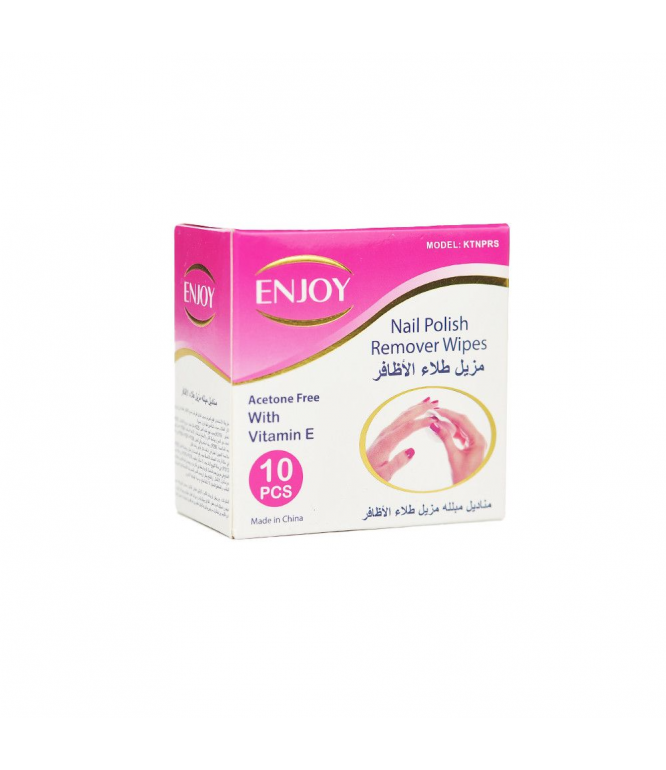 Enjoy Nail Polish Remover Wipes 10 Pieces