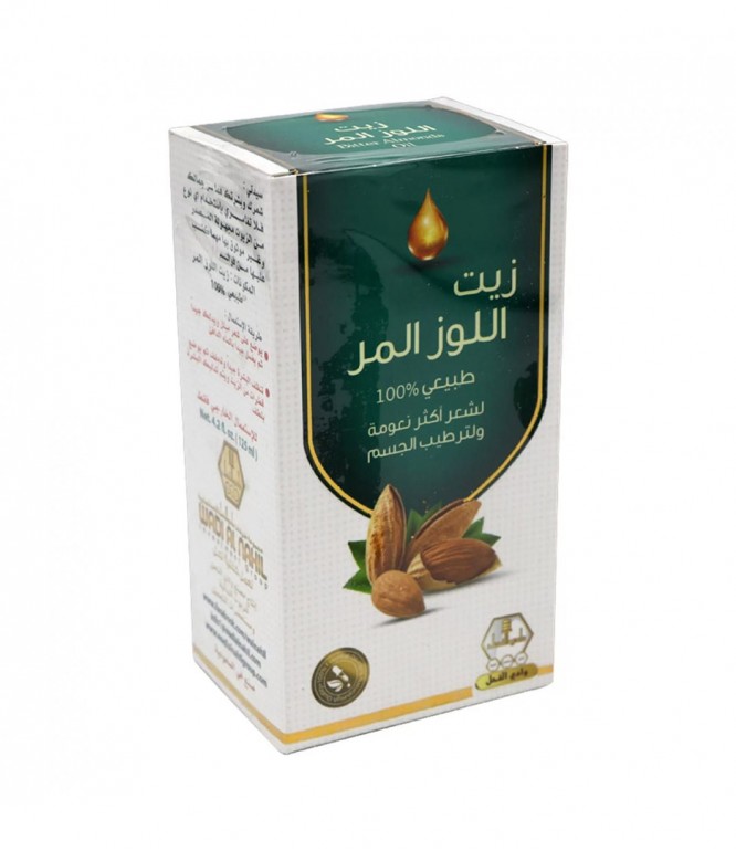 وادي النحل زيت اللوز المر 125مل