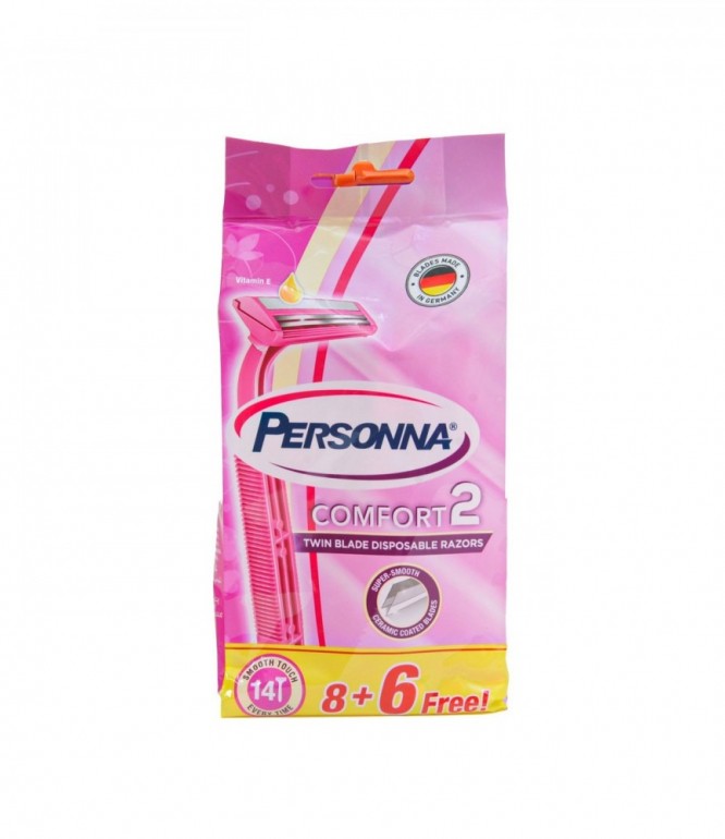 PERSONNA LADY COMFORT2 8+6 FREE (12)