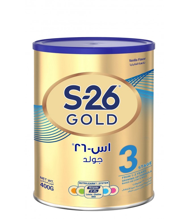 S-26 Gold Stage 3 Milk Formula 400g