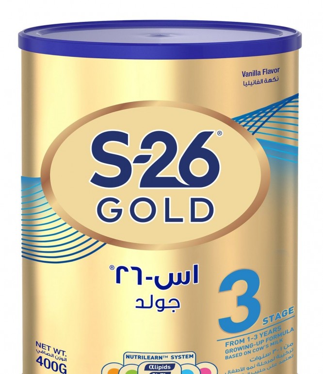 اس 26 بروجرس جولد تركيبة لمرحلة نمو الأطفال المرحلة 3 400جرام