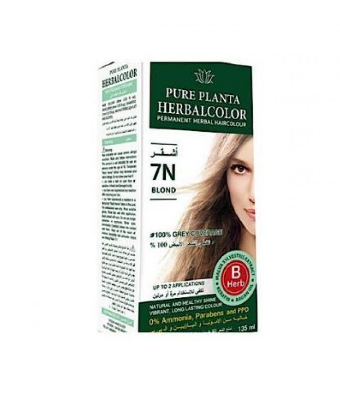 Pure Planta Herbal Color Hair Dye Blond 1Pieces