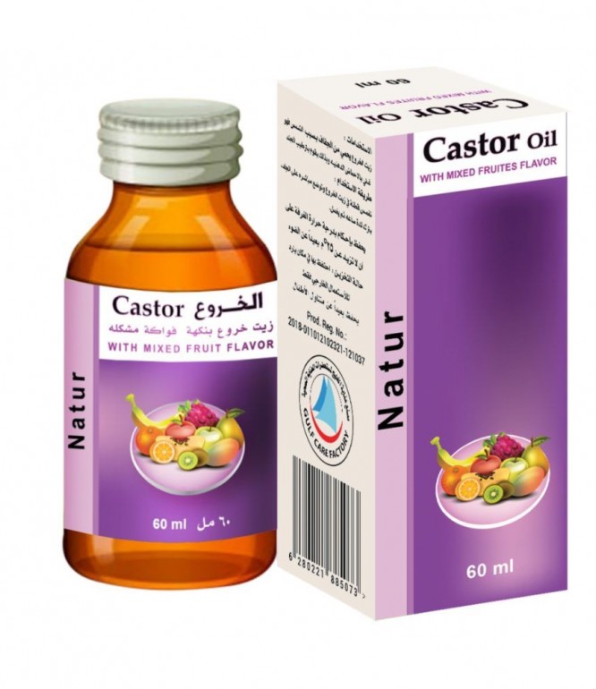 Caster Oil Mixed Fruits Flavor - 60ml