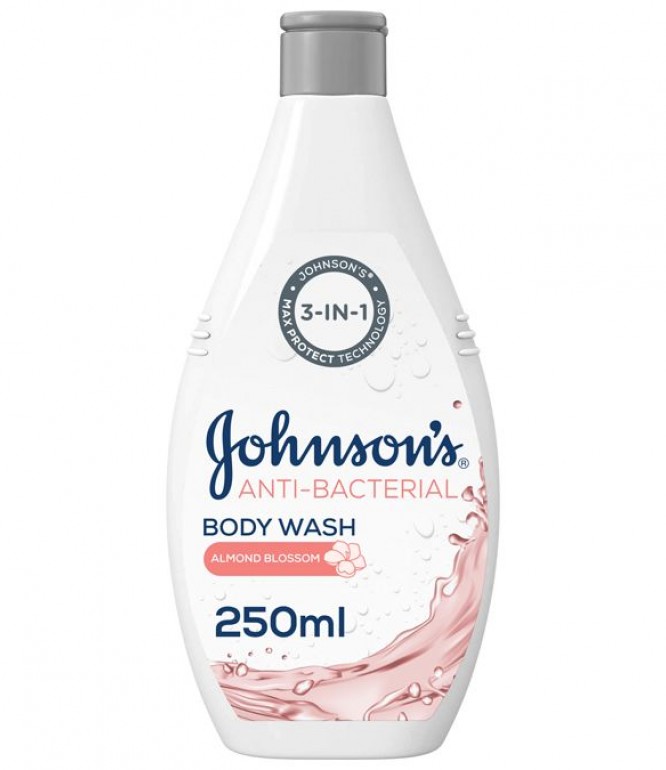 Johnson’s Body Wash Anti-Bacterial Almond Blossom 250ml