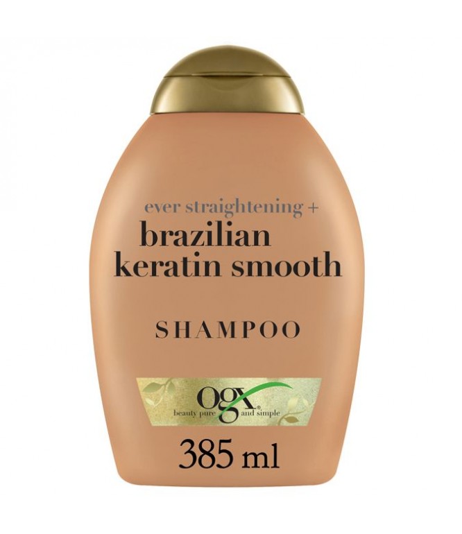 OGX, Shampoo, Ever Straightening+ Brazilian Keratin Smooth, 385ml