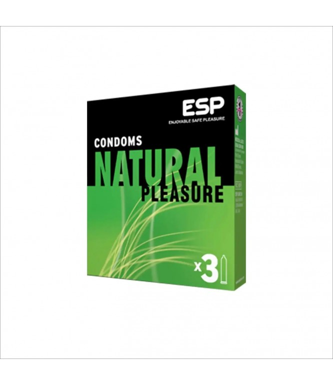 Esp Natural Pleasure Condoms 3pieces
