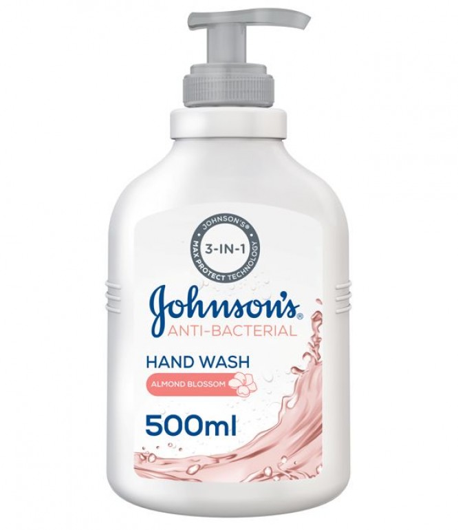 Johnson's Antibacterial Hand Wash Almond Blossom 500 ml