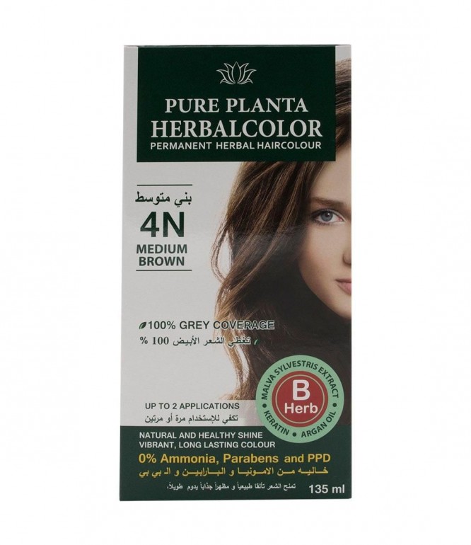 HERBALCOLOR 4N MED.BROWN