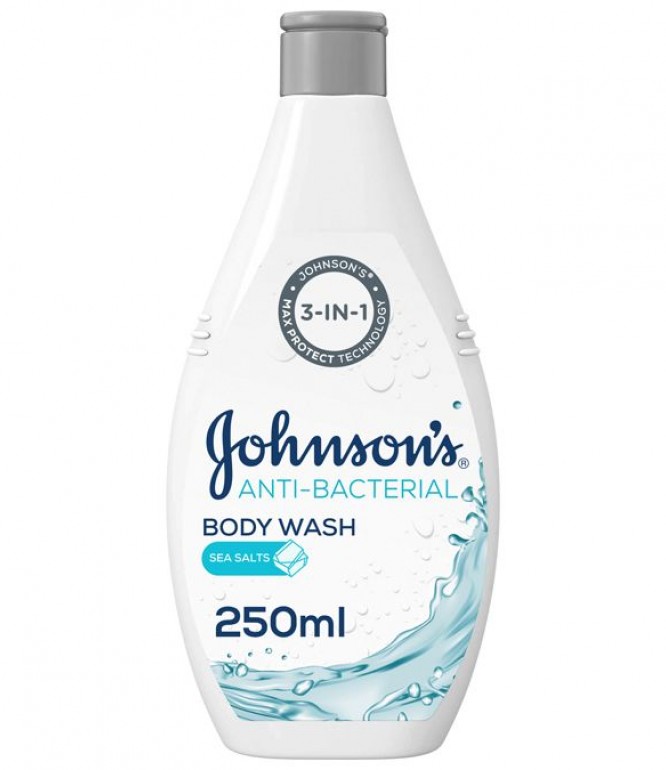 Johnson’s Body Wash Anti-Bacterial Sea Salts 250ml