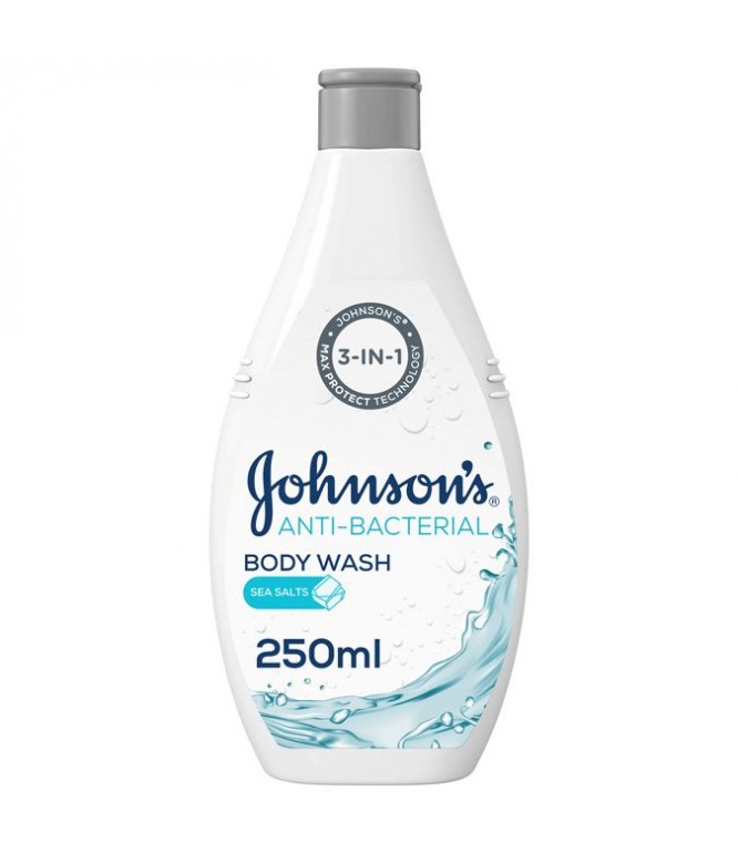 Johnson’s Body Wash Anti-Bacterial Sea Salts 250ml