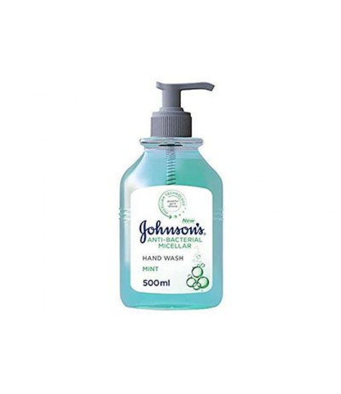 Johnson & Johnson Anti-Bacterial Micellar Hand Wash, Mint, 500ml