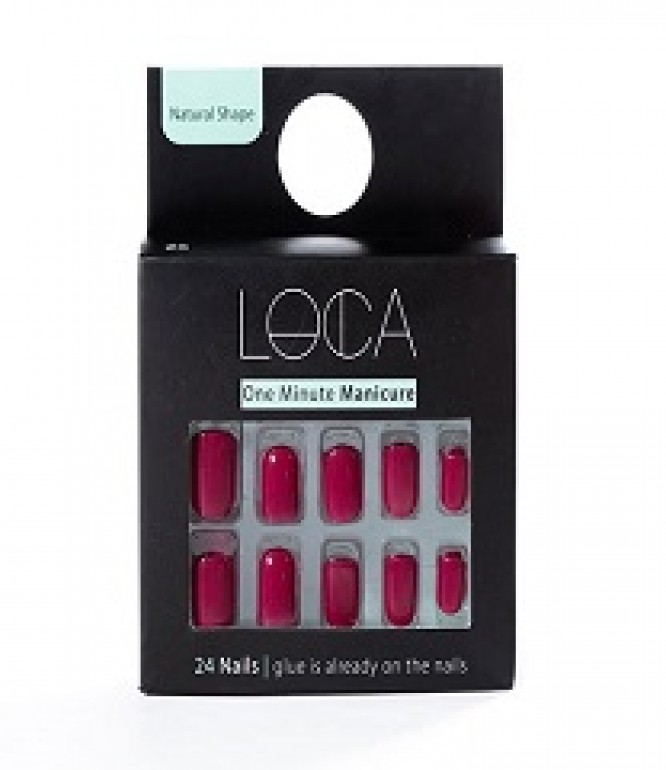 Loca Nails Natural Shape 05 Dark Pink – 1 Packet
