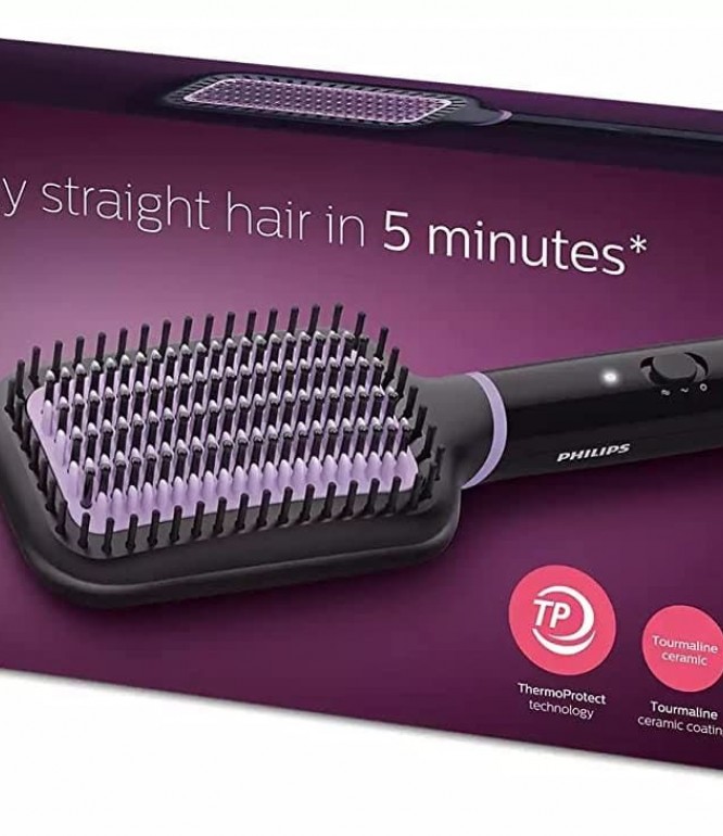 Philips Bhh880/03 Stylecare Heated Straightening Brush 1 Piece