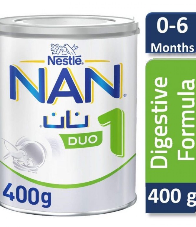 نستله نان 1 ديو حليب اطفال 400جرام