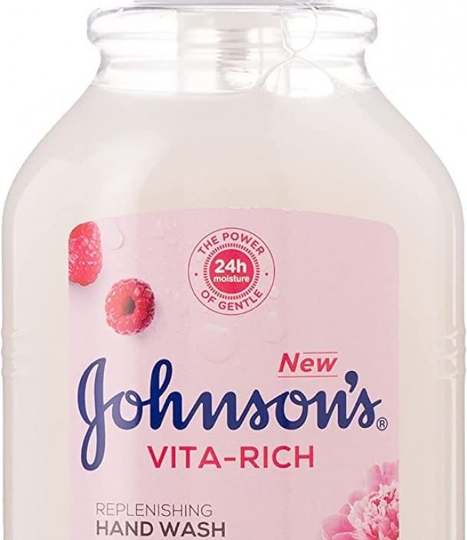 Johnson's Vita-Rich Hand Wash Raspberry & Peony 300Ml