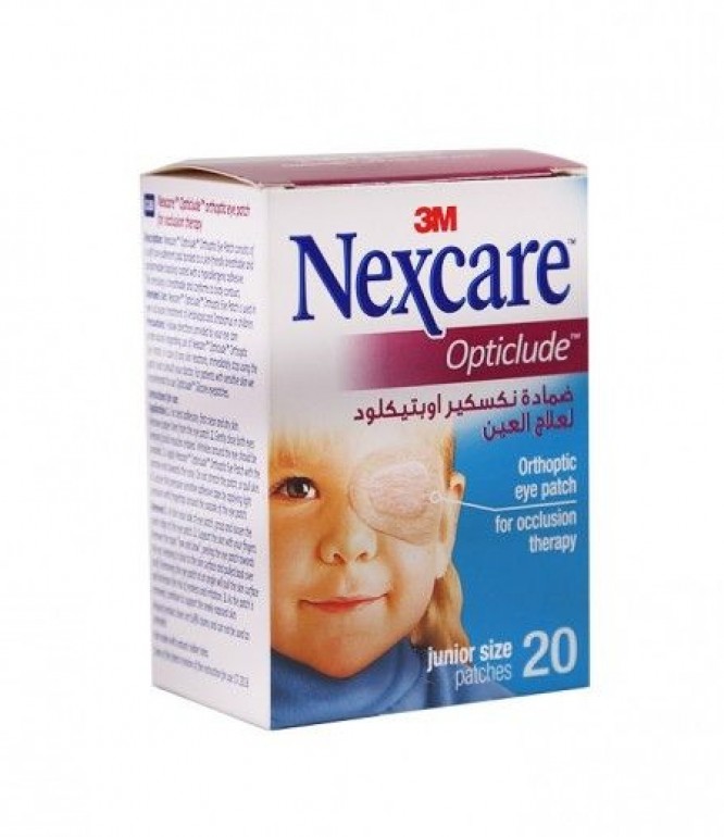 Nexcare Opticlude Junior Size 1537 20 Patches – Eye Protection