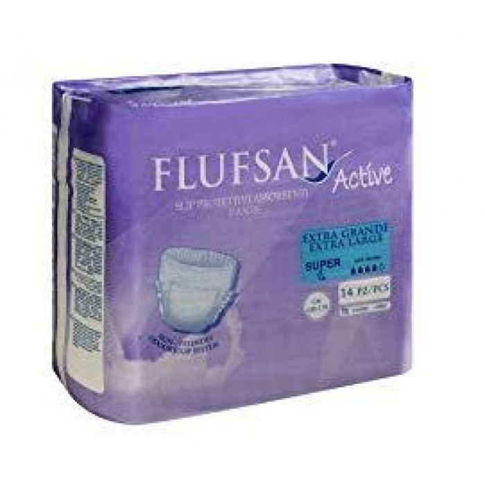 Flufsan Adult Diaper Pants Large 14 Pieces for Incontinence