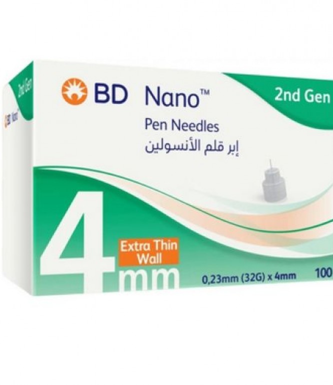 BD Nano Pen Needles 4 mm 100 Pieces